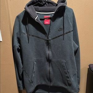 Nike Dark Gray Zip-Up Hoodie